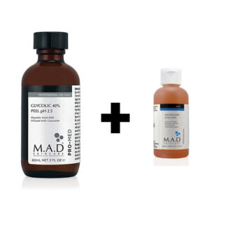 گلایکولیک اسید ام ای دی %۴۰ با محلول خنثی ساز GLYCOLIC 40% PEEL PH2.5