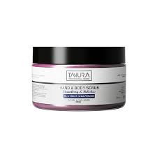 اسکراب دست و بدن توت فرنگی و گل سرخ